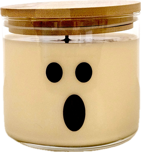 Boo - Halloween Candle